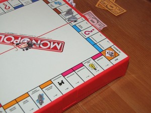 Monopoly board game parent child bond