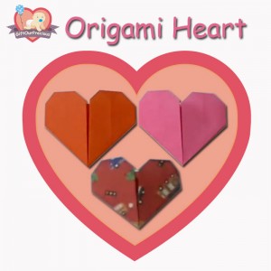 How to make an Origami Heart Valentine Day Completed