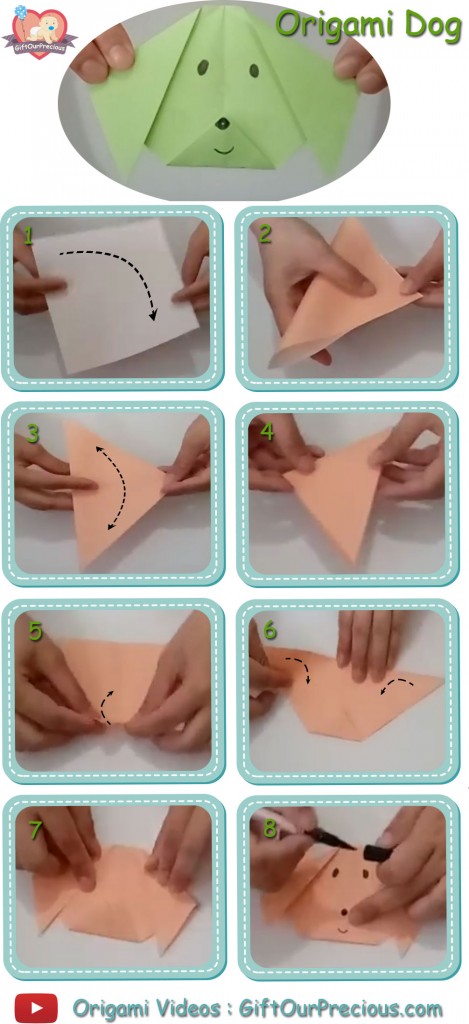 Easy Origami Dog Instructions for Kids