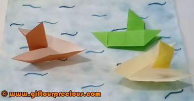 Origami Sail Boat