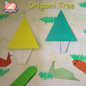 How to make an Origami Tree Completed