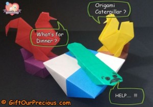 Origami Chair Origami Caterpillar Origami Table Origami Chicken
