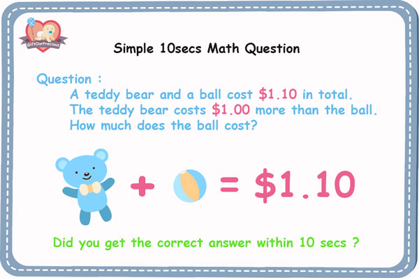 Simple 10 seconds math question How-much-does-the-ball-cost