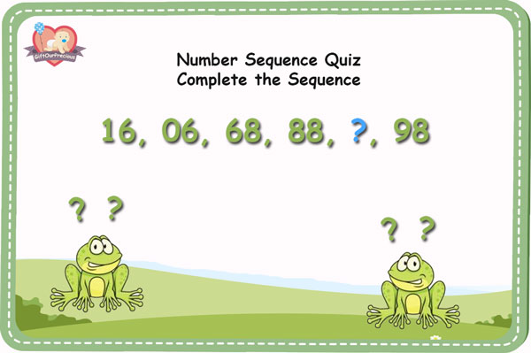 Number Sequence Quiz - Complete The Sequence