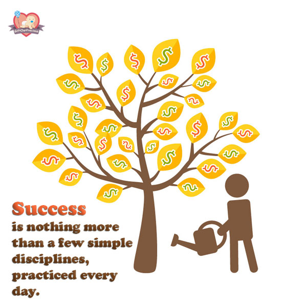 Success is nothing more than a few simple disciplines, practiced every day.