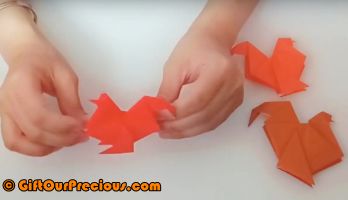 Origami Rooster / Origami Cockerel