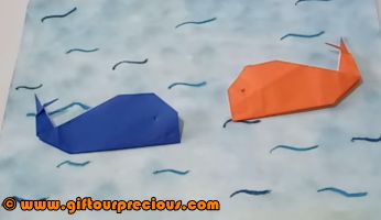 Origami Whale