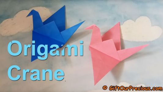 How to make an origami crane