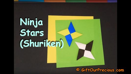 How to make a origami ninja star