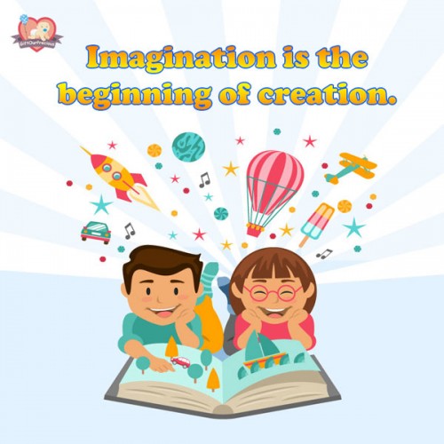 Imagination is the beginning of creation.