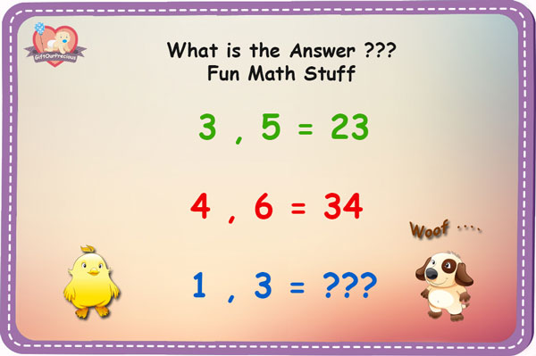 What is the Answer - Fun Math Stuff
