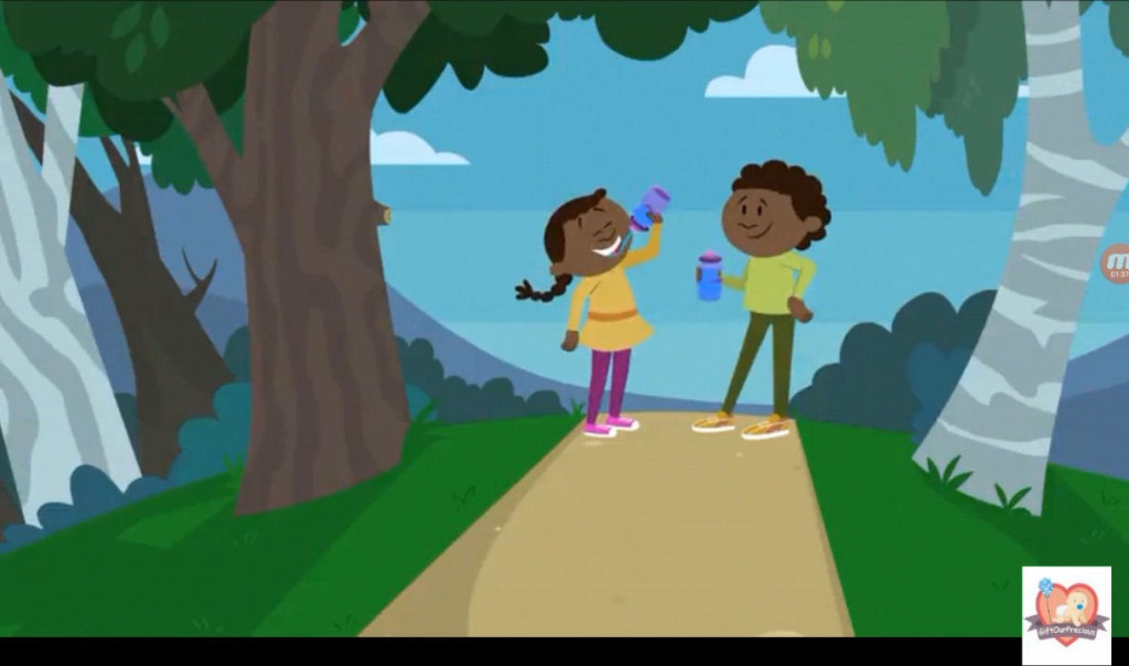 Kids Learn Safety Music Video - ABC Mouse - drink water when hiking 9