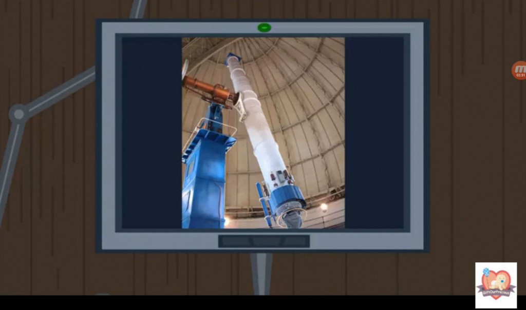 Learn about Stars in the Sky for Kids -huge telescope 9
