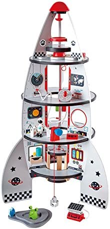 Hape HAP-E3021 Four-Stage Rocket Ship Playset